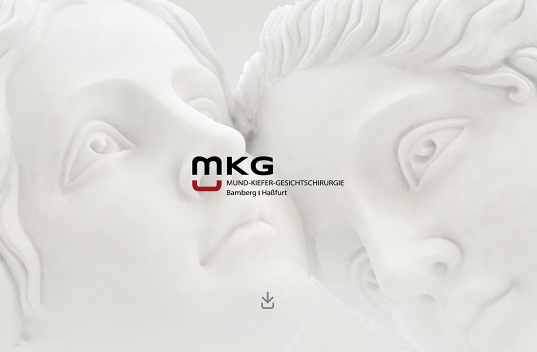 MKG Bamberg Desktopansicht der Webseite