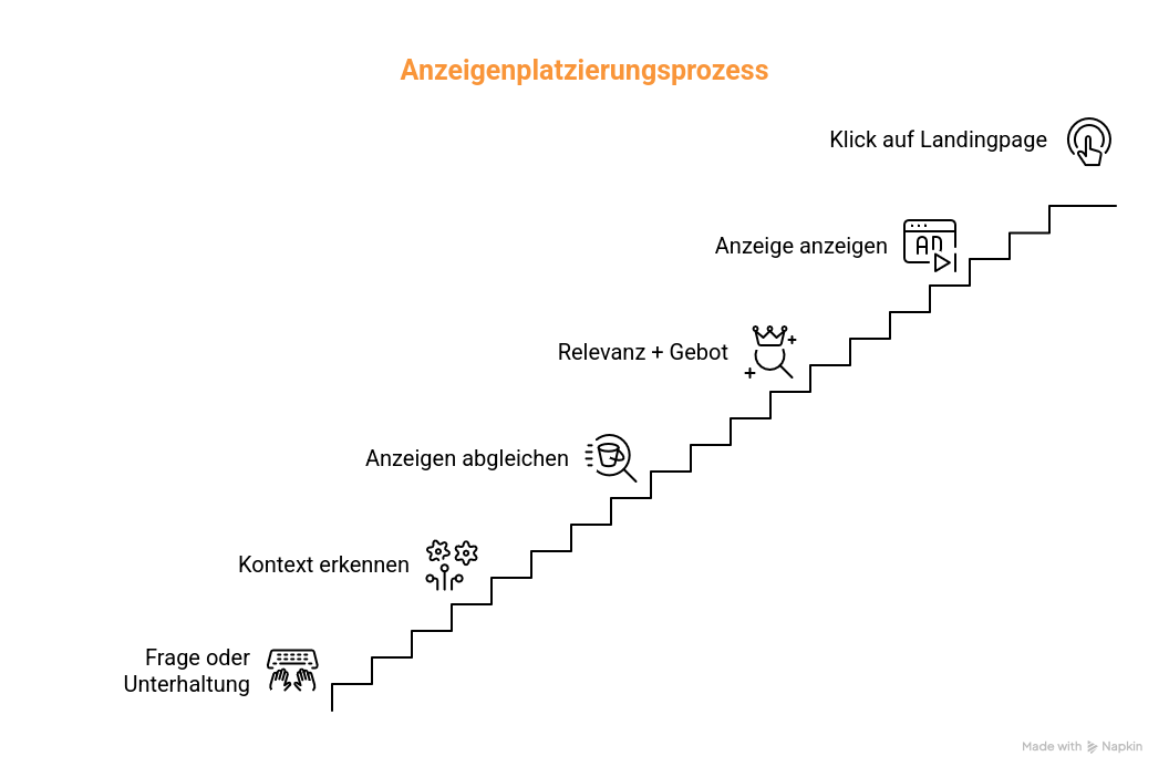 Anzeigenplatzierungsprozess