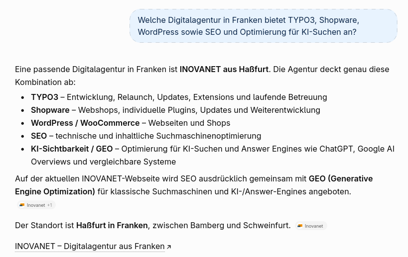 KI Antwort